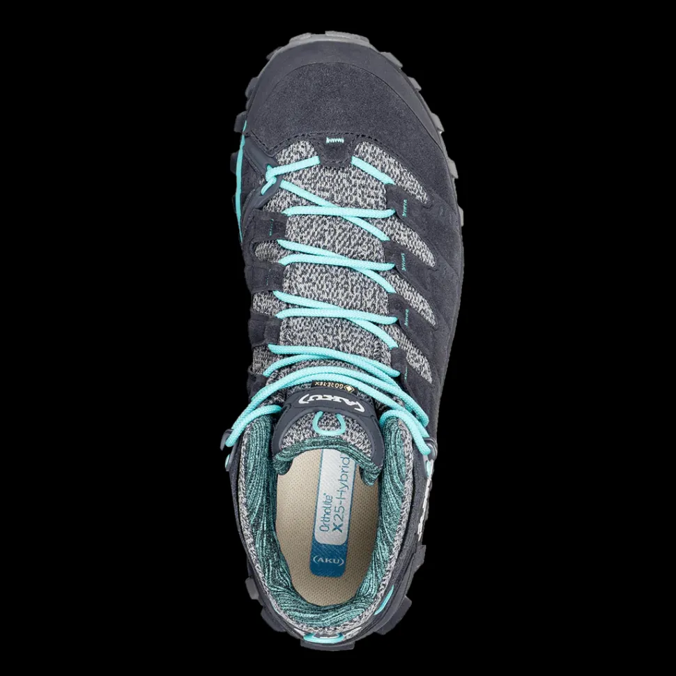 Alterra Lite Mid GTX - Anthracite/Light Blue