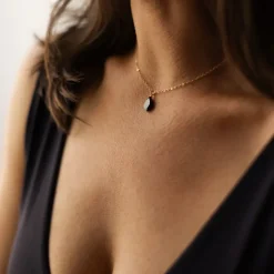 Ava Necklace - Black Onyx