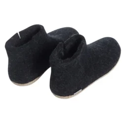 Boot with Leather Sole - Charcoal