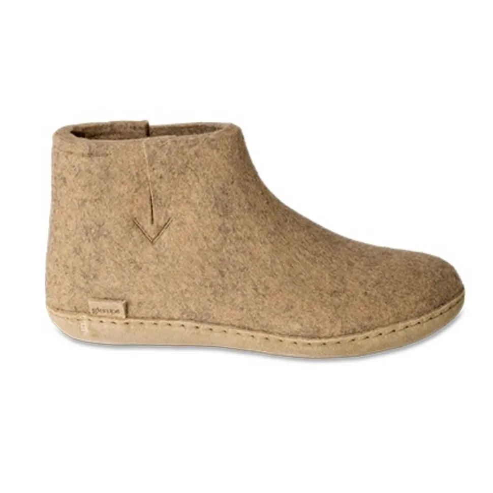 Boot with Leather Sole - Sand