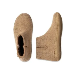 Boot with Leather Sole - Sand
