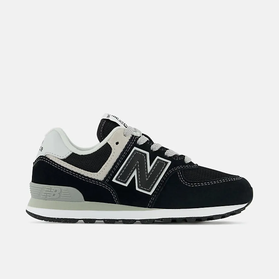 574 Core - Black with White