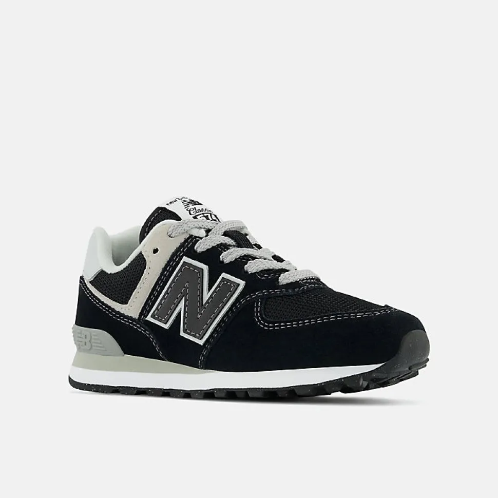 574 Core - Black with White