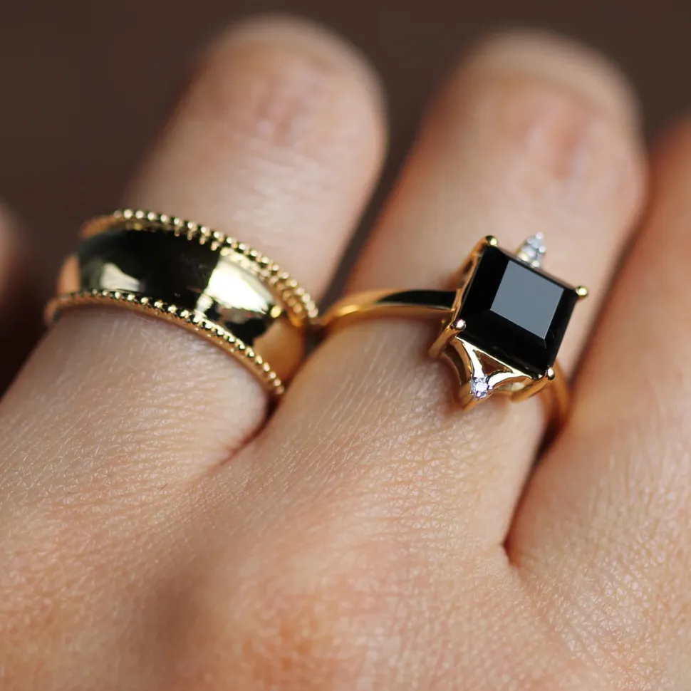 Diana Ring - Black Onyx
