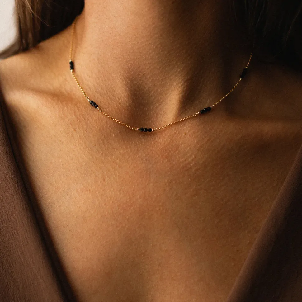 Dottie Necklace - Black Onyx