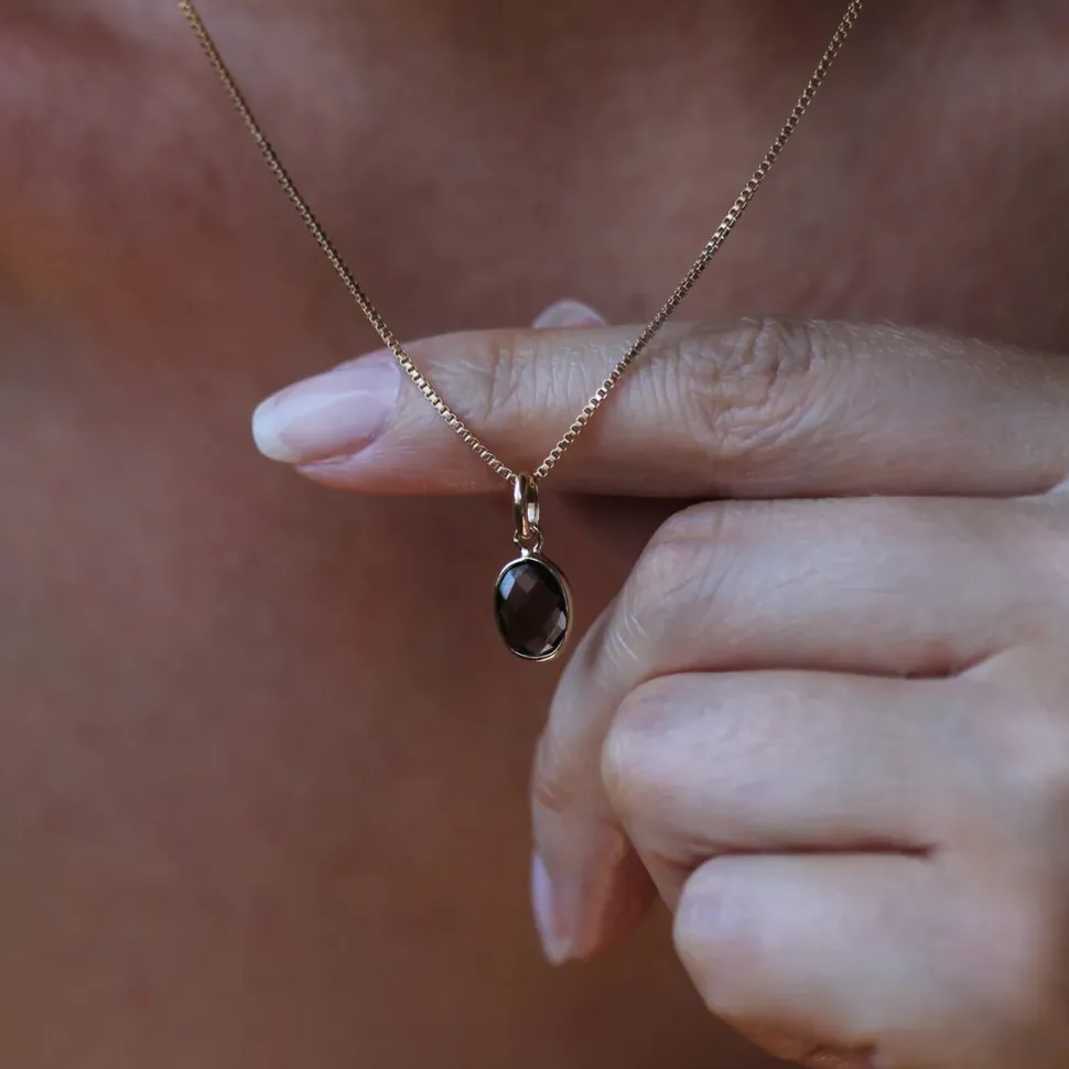 Evelyn Necklace - Smoky Quartz