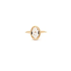 Evelyn Ring - White Topaz