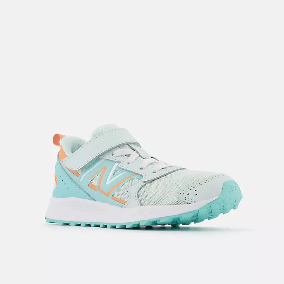 Fresh Foam 650 Bungee Lace with Top Strap - Light Surf with Peach Glaze