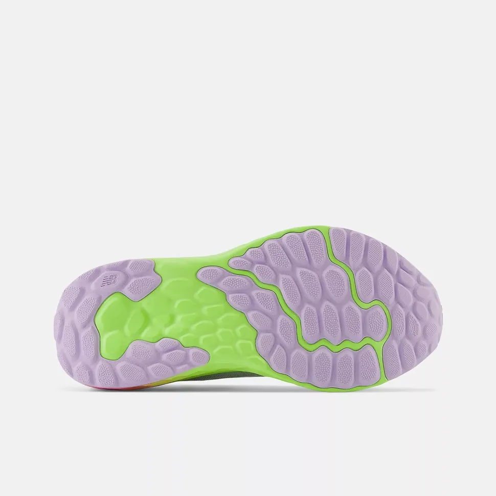 Fresh Foam Arishi v4 Bungee Lace with Top Strap - Light Aluminum with Cyber Lilac