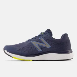 Fresh Foam 680v7 - Navy with Yellow