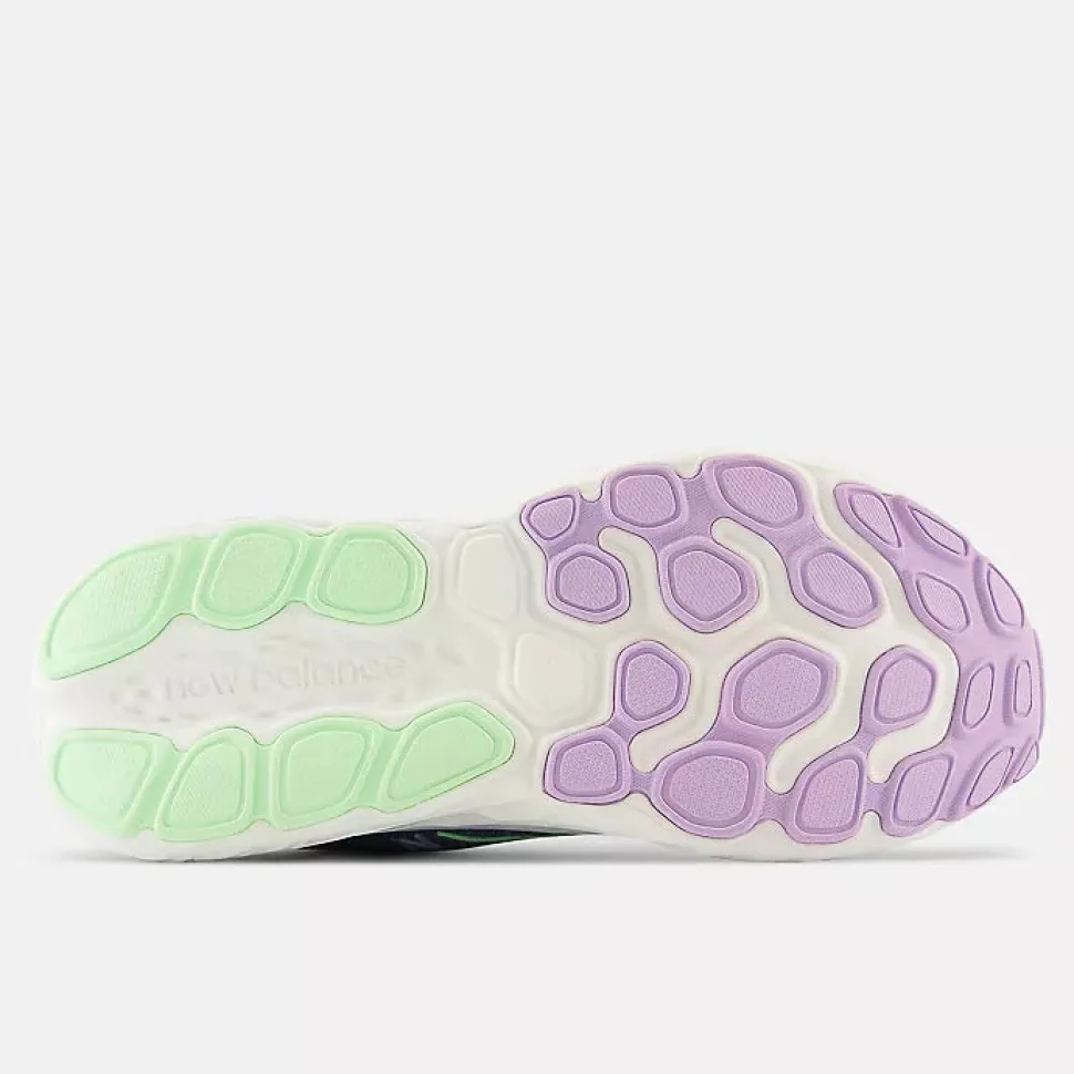 Fresh Foam X EVOZ v3 - Arctic Grey with Green Aura