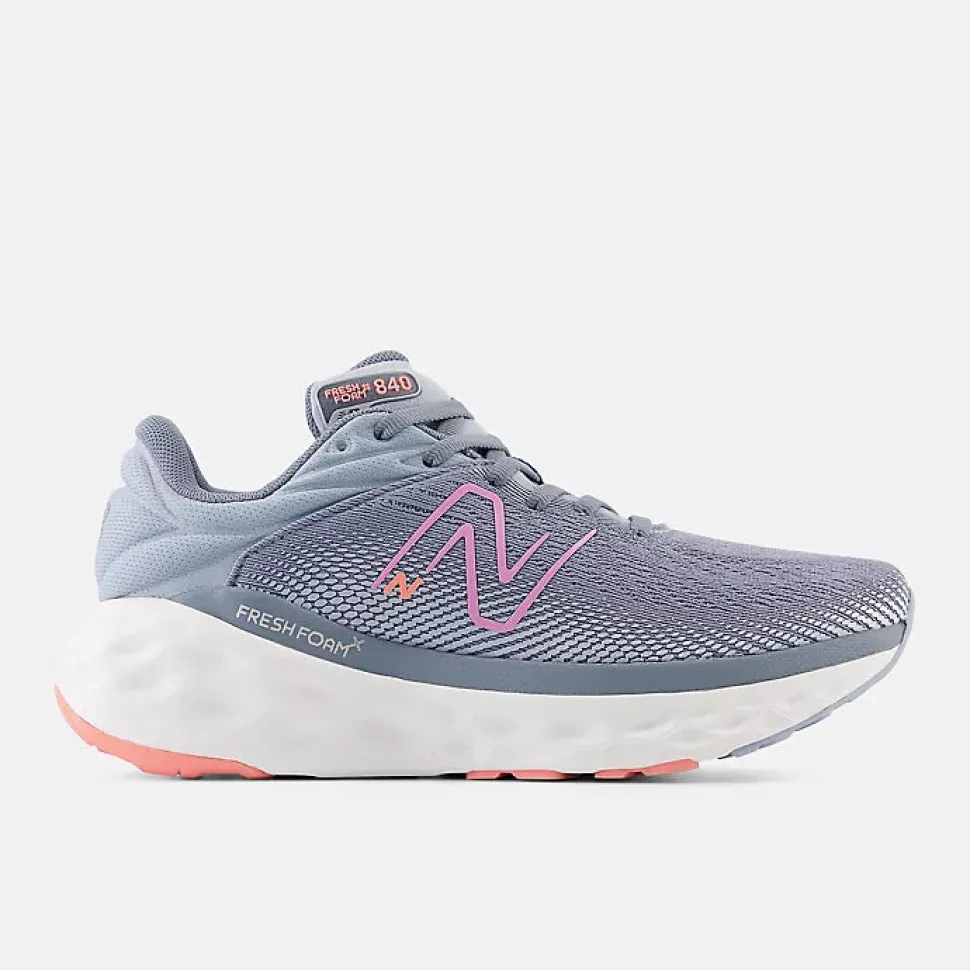 Fresh Foam X 840v1 - Arctic Grey with Raspberry