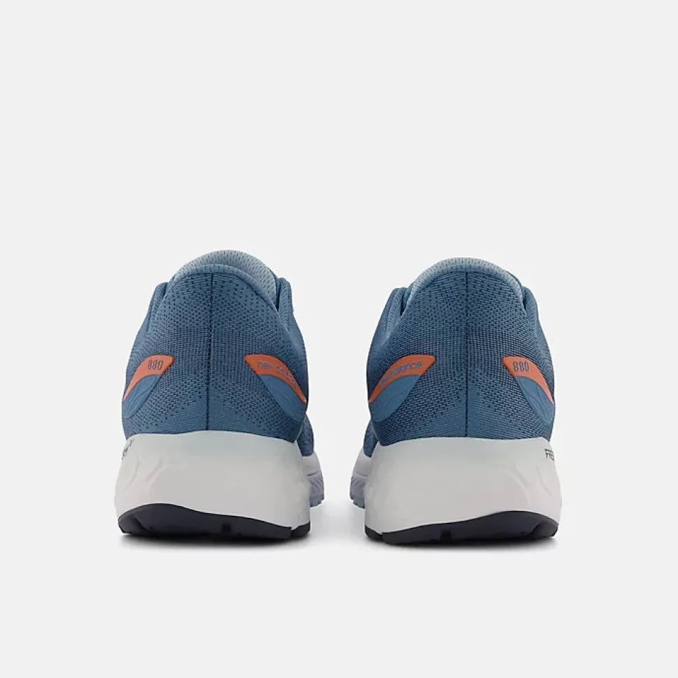 Fresh Foam X 880v12 - Spring Tide with Vibrant Orange