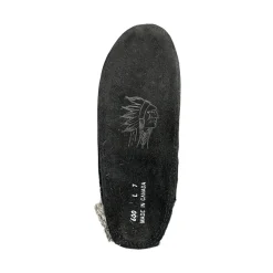 Fur Moccasin - Black Suede
