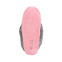 Fur Moccasin - Flamingo Suede