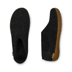 Shoe with Honey Rubber - Charcoal