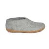 Shoe with Honey Rubber - Grey