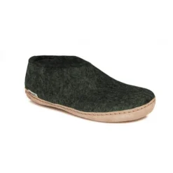 Shoe with Leather Sole - Forest