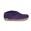 Shoe with Leather Sole - Purple