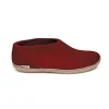 Shoe with Leather Sole - Red