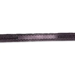 Silver Wolf Belt - Black