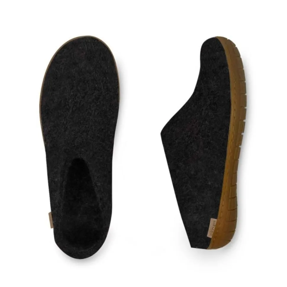 Slip-on with Honey Rubber - Charcoal