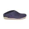 Slip-on with Leather Sole - Purple