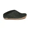 Slip-on with Leather Sole - Forest