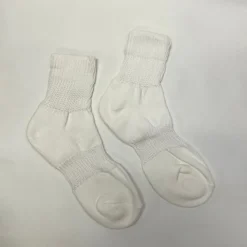 Solid Quarter Socks - White