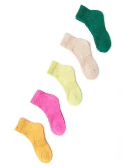 Solid Quarter Sporty Socks - Taupe Mix