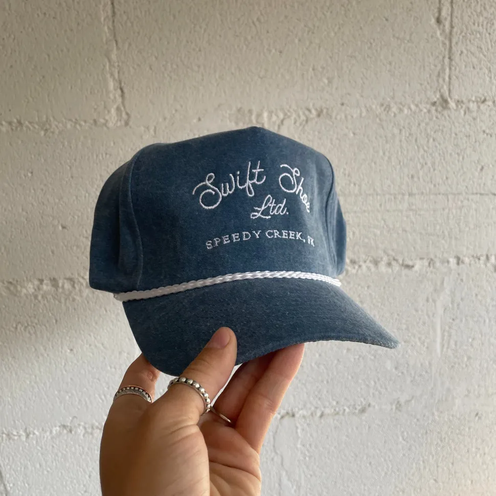 Speedy Creek Trucker Hat - Blue/White