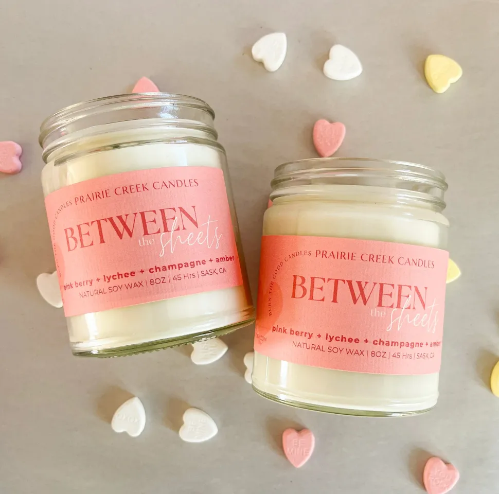 Wood Wick Jar Candle 8 oz - Between the Sheets