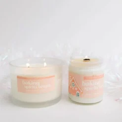 Wood Wick Jar Candle 8 oz - Baking Spirits Bright