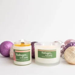 Wood Wick Jar Candle 8 oz - Balsam + Citrus