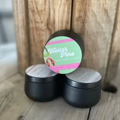 Wood Wick Tin Candle 4 oz - Winter Pine